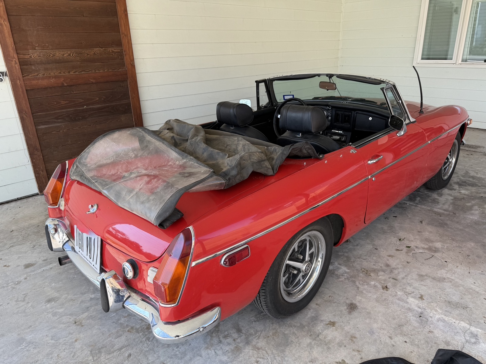 Soft top treatment - before