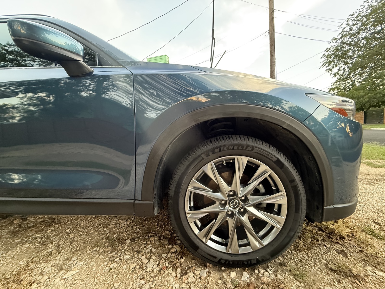 Wheel and lower panel - after