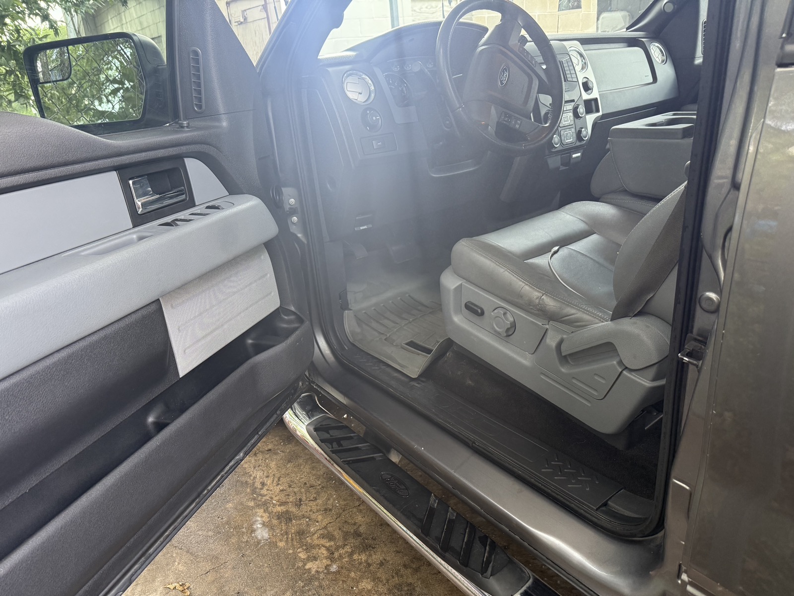 Truck interior - after